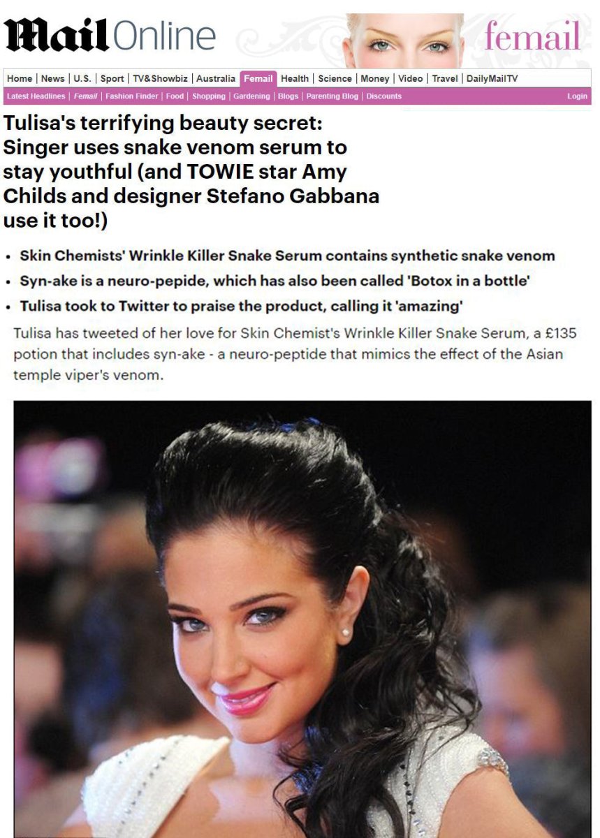 DAILY MAIL: "Botox In A Bottle" & voucher code! - skinChemists
