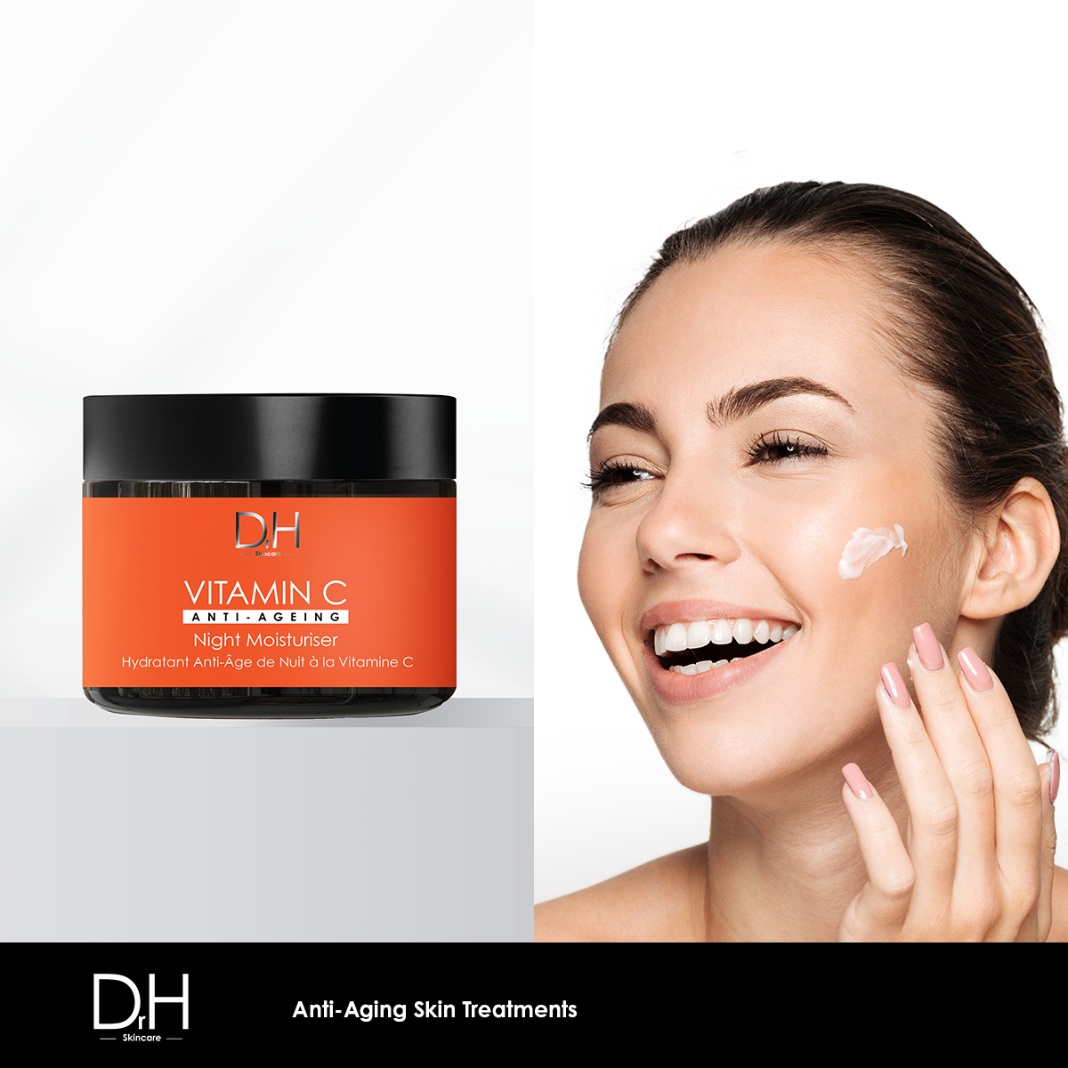 Dr H Vitamin C Anti-Ageing Night Moisturiser 60ml - skinChemists