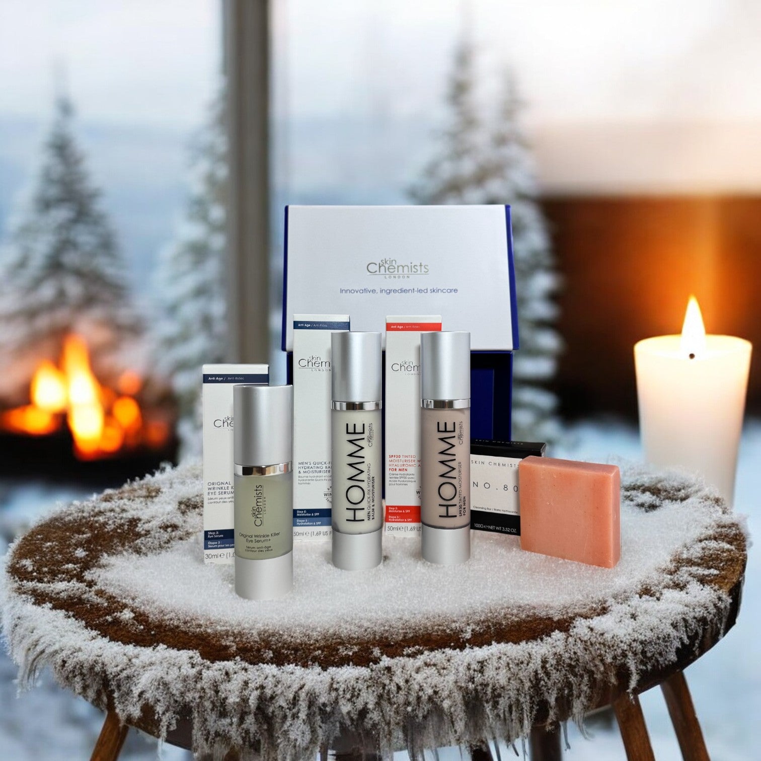 skinChemists Men's Anti-Ageing Night Winter Season Gift Set - skinChemists