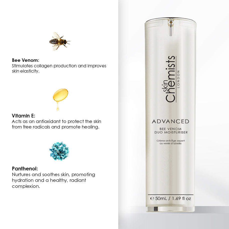 skinChemists Advanced Bee Venom Duo Moisturiser 50ml Twin Value Savings Pack - skinChemists