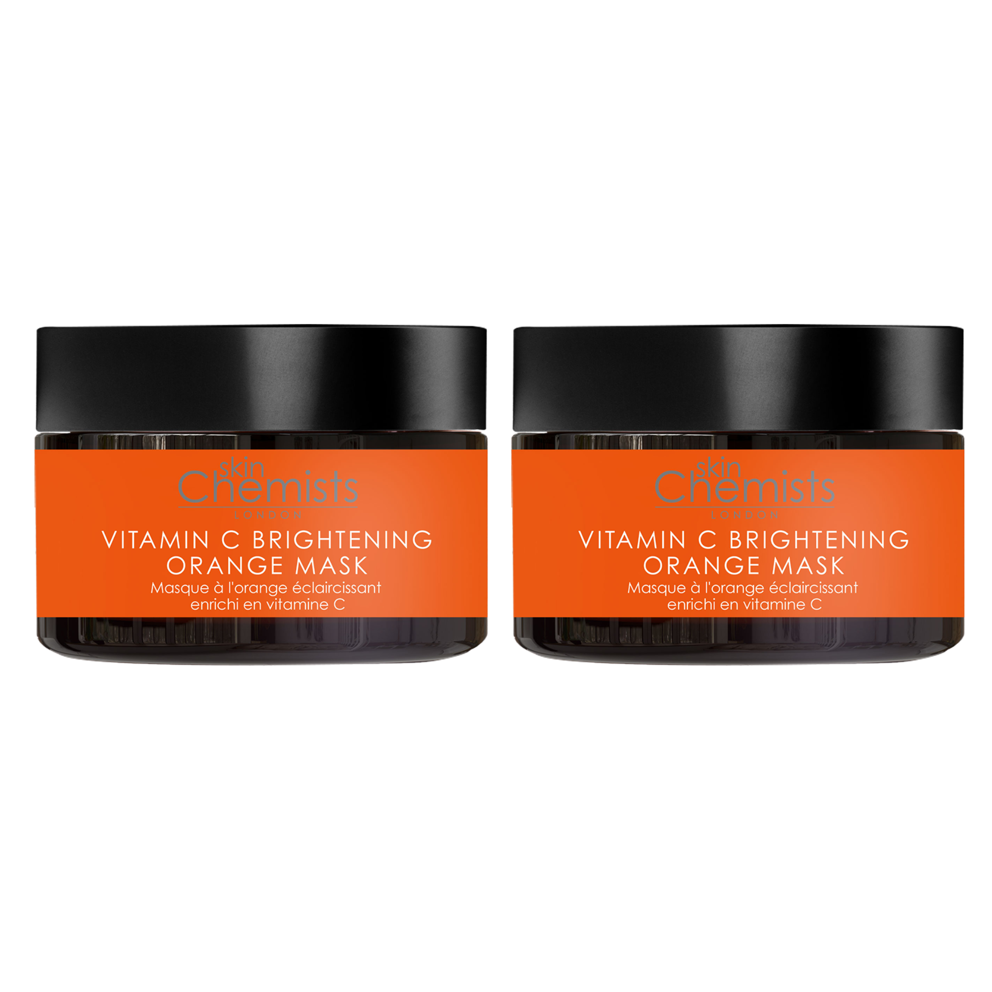 skinChemists Vitamin C Brightening Orange Mask 50ml Twin Value Savings Pack - skinChemists