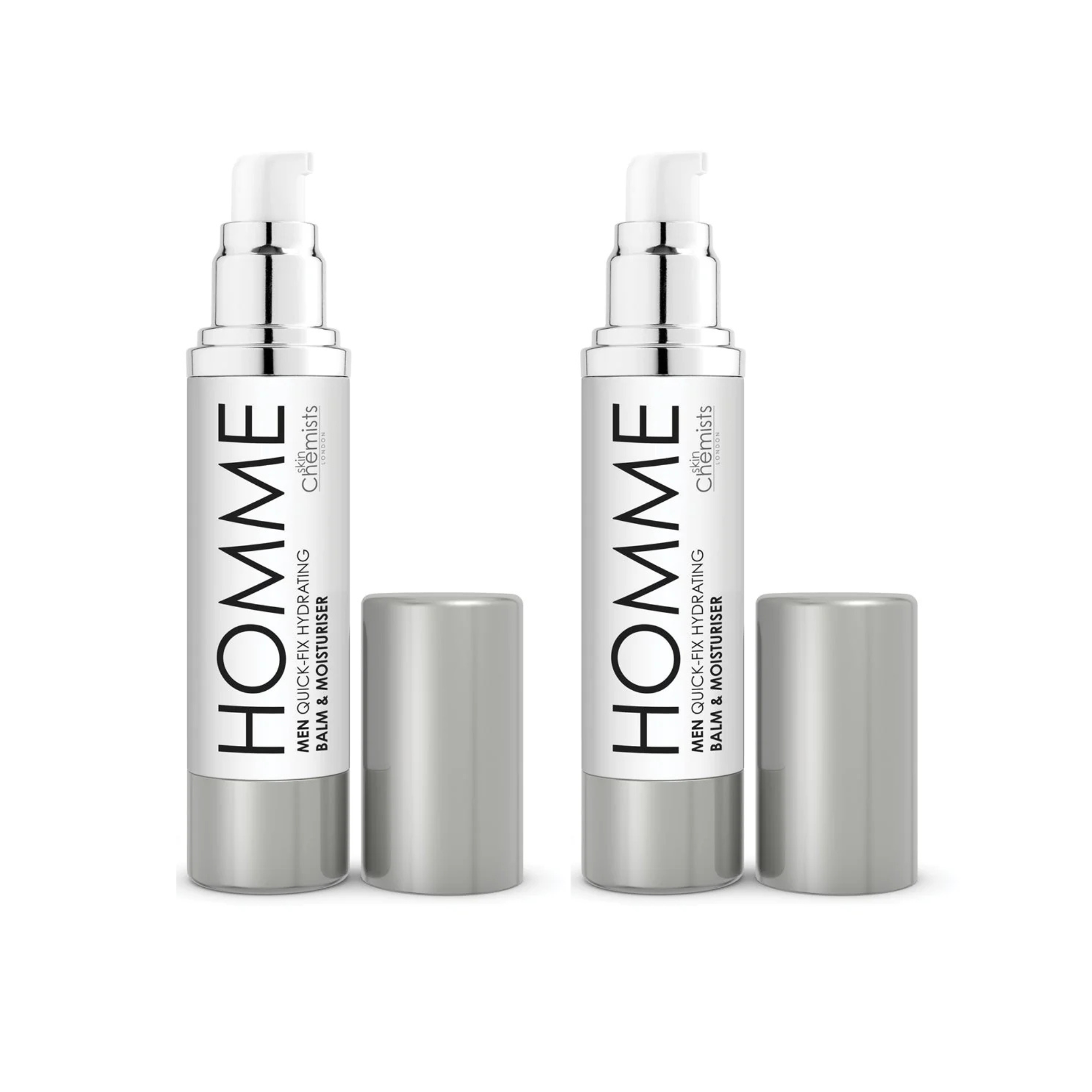 skinChemists Men's Quick Fix Hydrating Balm & Moisturiser 50ml Twin Value Savings Pack - skinChemists