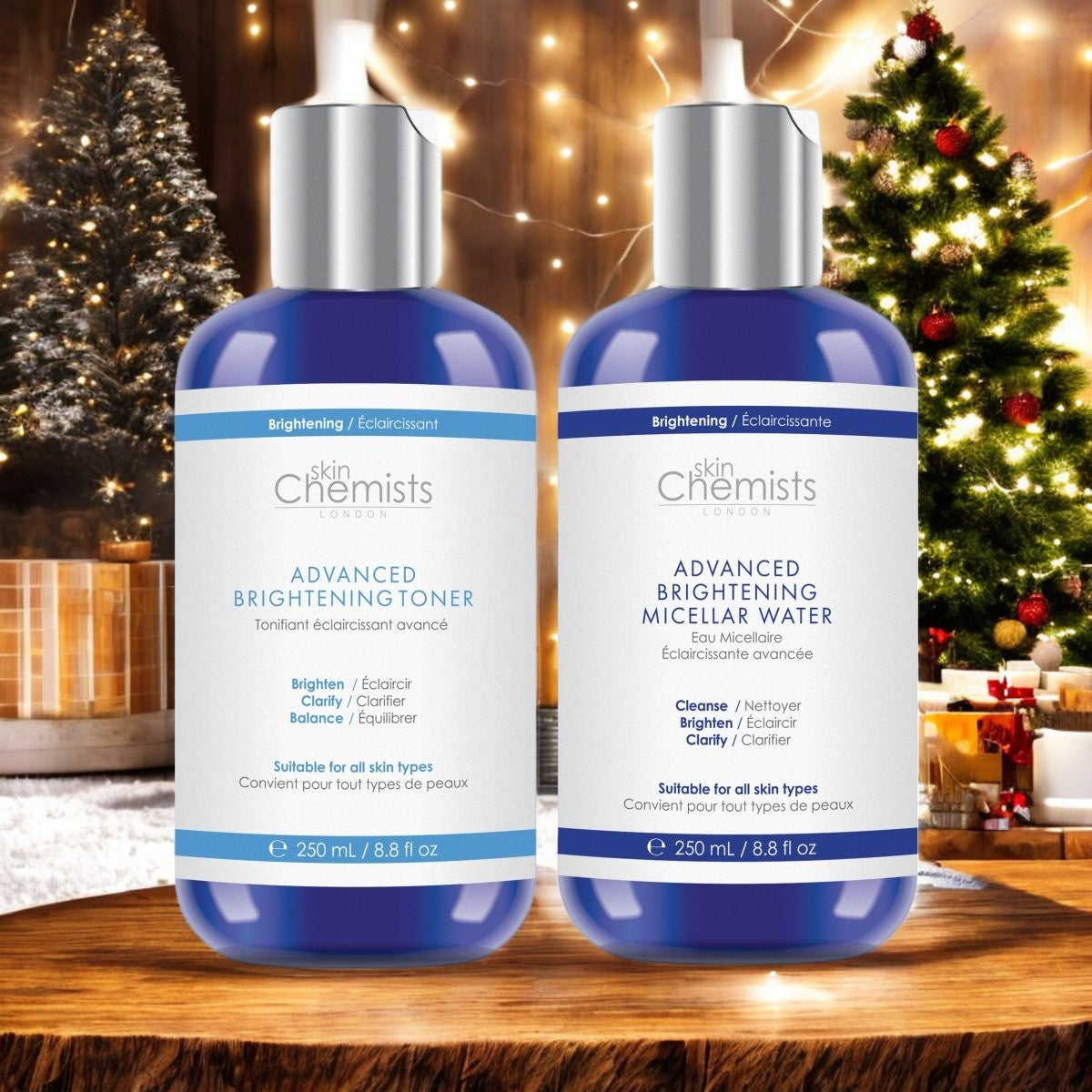 Advanced Brightening Toner & Marine Micellar Water Kit - skinChemists