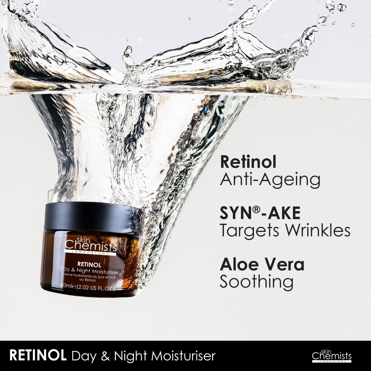 Anti - Ageing Retinol Night Moisturiser with SYN® - AKE 60ml - skinChemists