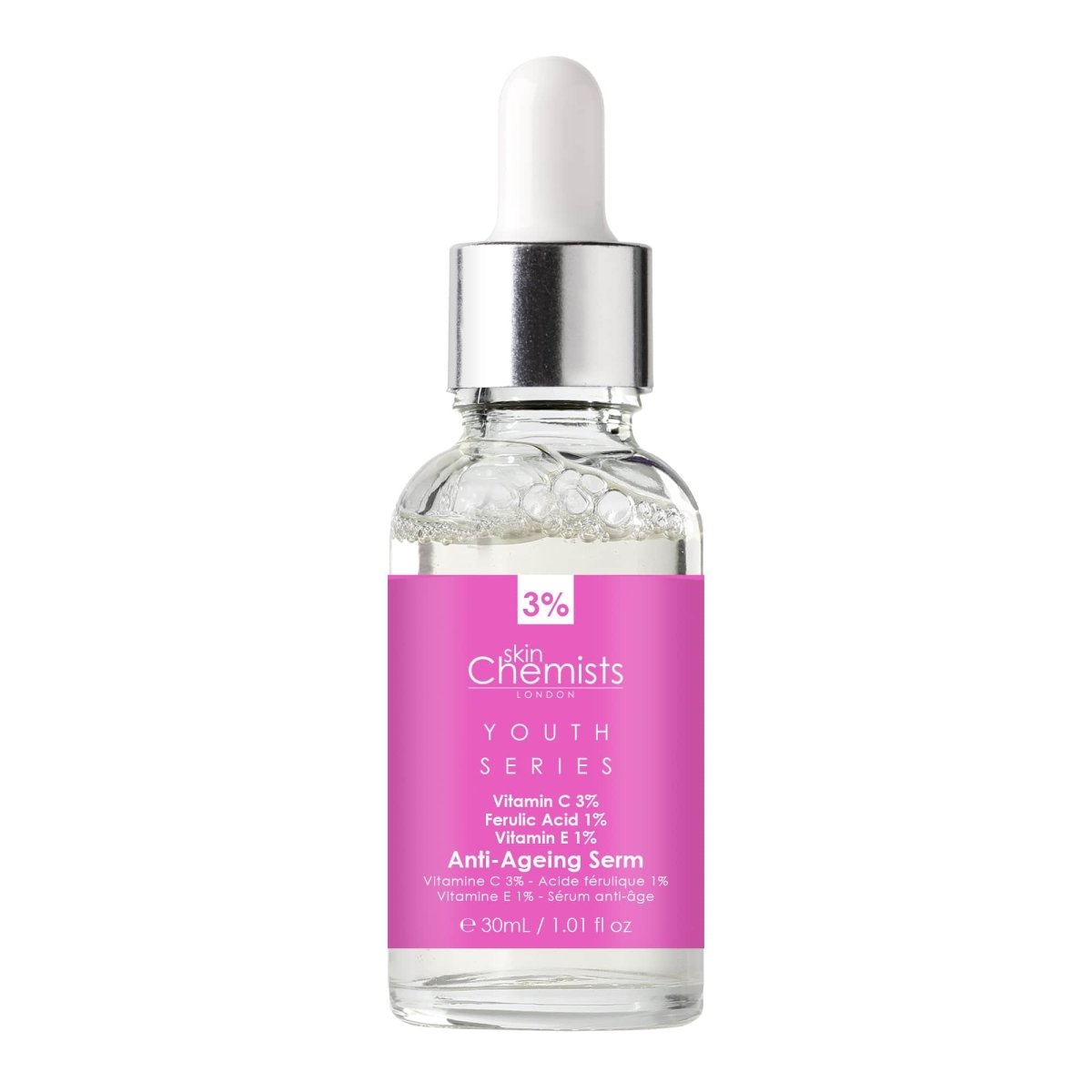 Anti-Ageing Serum Vitamin C 3%, Ferulic Acid 1%, Vitamin E 1% 30ml - skinChemists