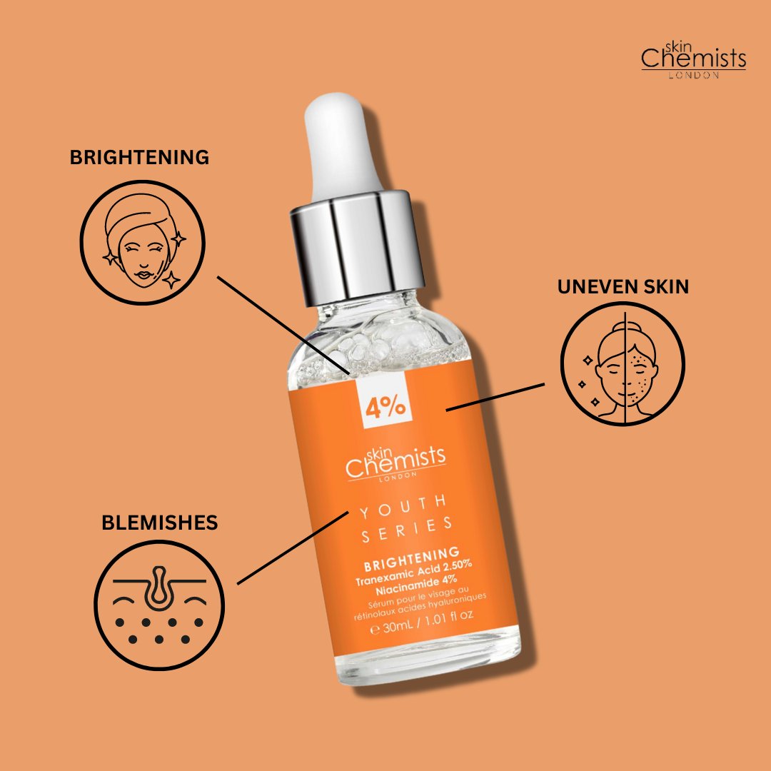 Brightening Serum Niacinamide 4%, Tranexamic Acid 2.5% 30ml - skinChemists