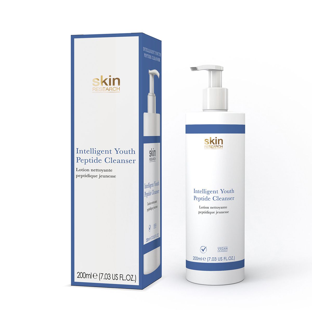 Skin Research Youth Peptide Cleanser 200ml Twin Value Savings Pack - skinChemists