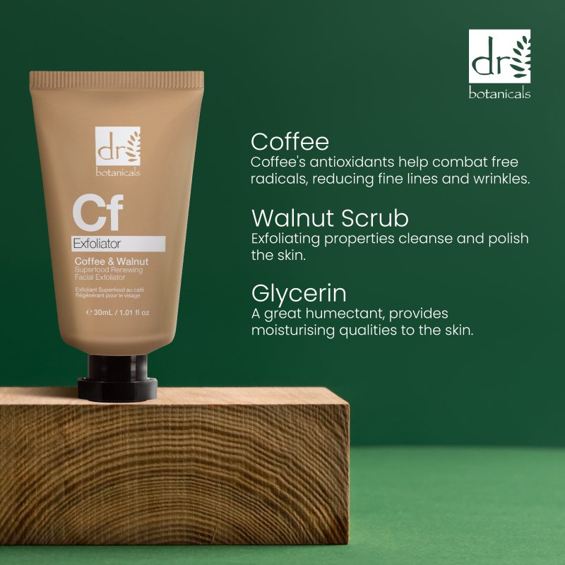 Coffee Superfood Renewing Facial Exfoliator 30ml - skinChemists