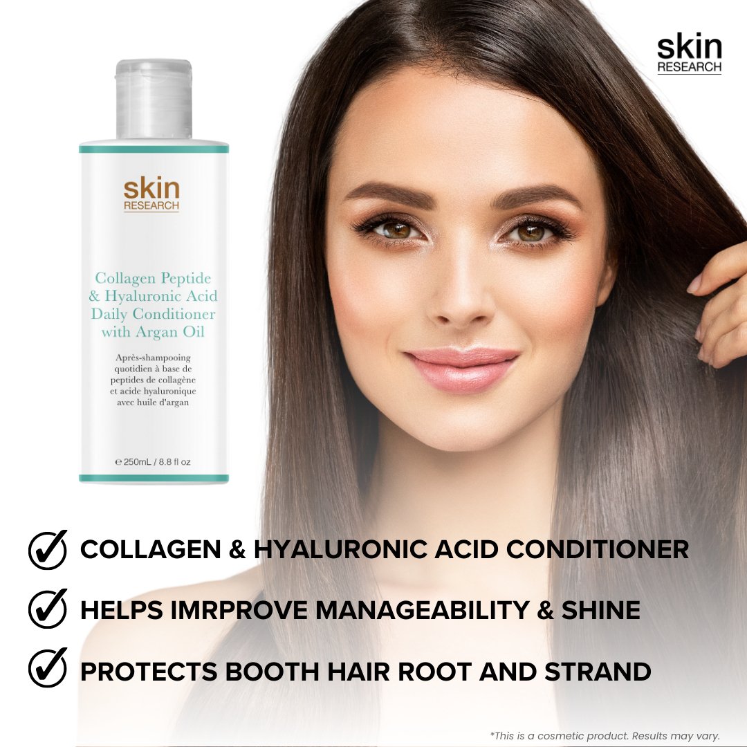 Collagen Peptide & Hyaluronic Acid Daily Conditioner with Argan Oil 250ml - skinChemists