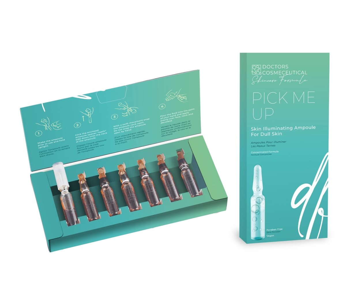 Doctors Formula Ampoules Full Plan 28 days - Pick Me Up - skinChemists