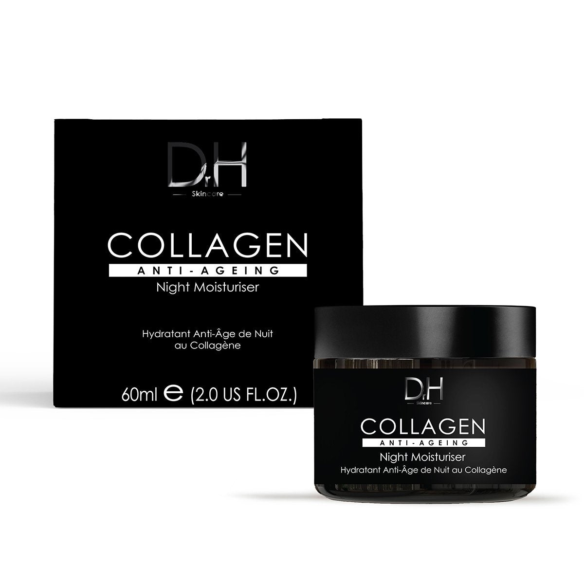 Dr H Collagen Night Moisturiser+ Facial Serum + Cleansing Bar - skinChemists