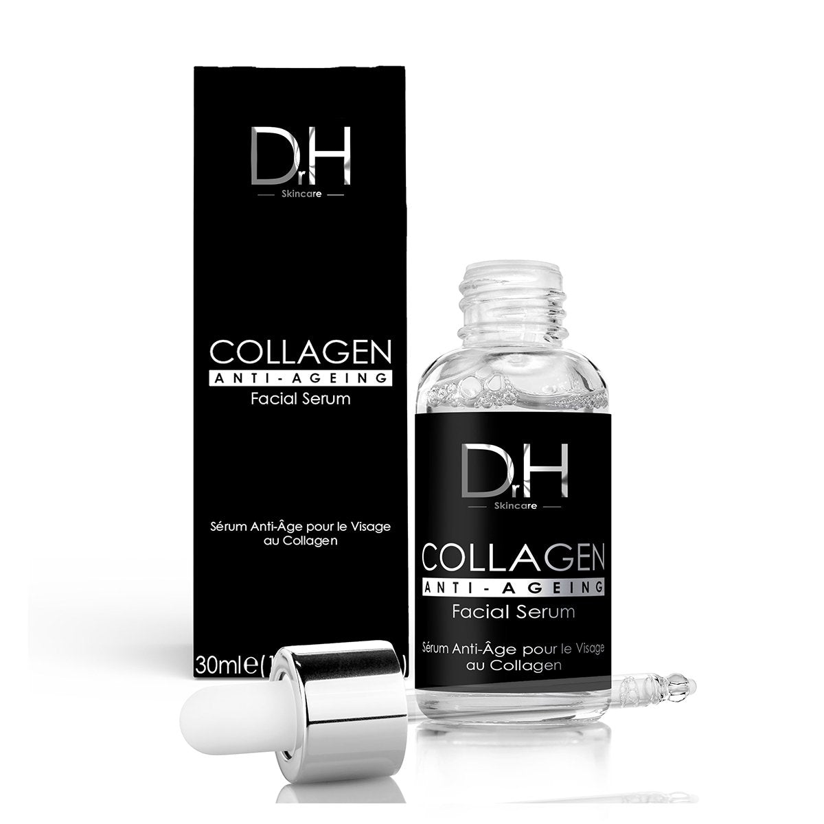 Dr H Collagen Night Moisturiser+ Facial Serum + Cleansing Bar - skinChemists