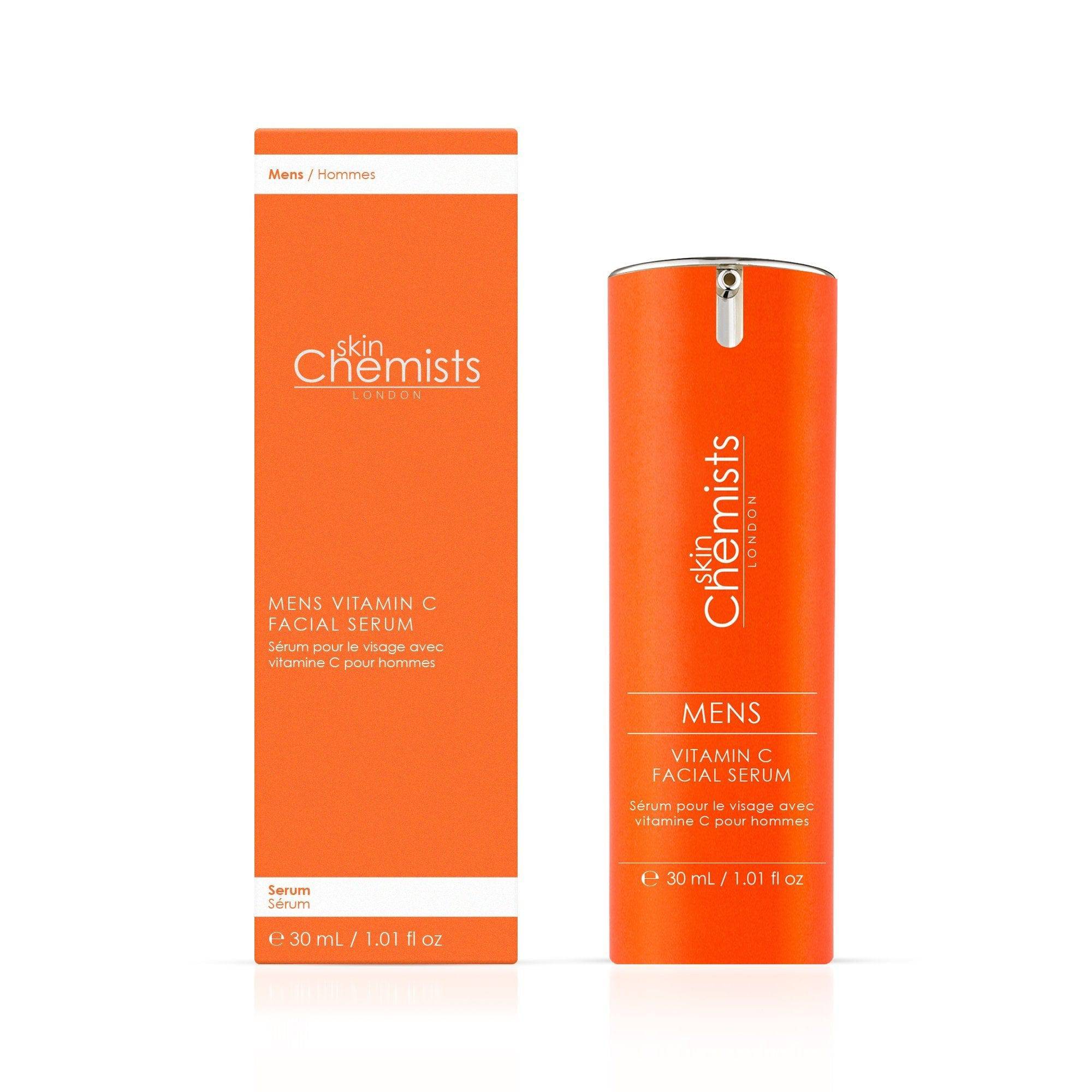 skinChemists Men's Vitamin C Facial Serum 30ml Twin Value Savings Pack - skinChemists