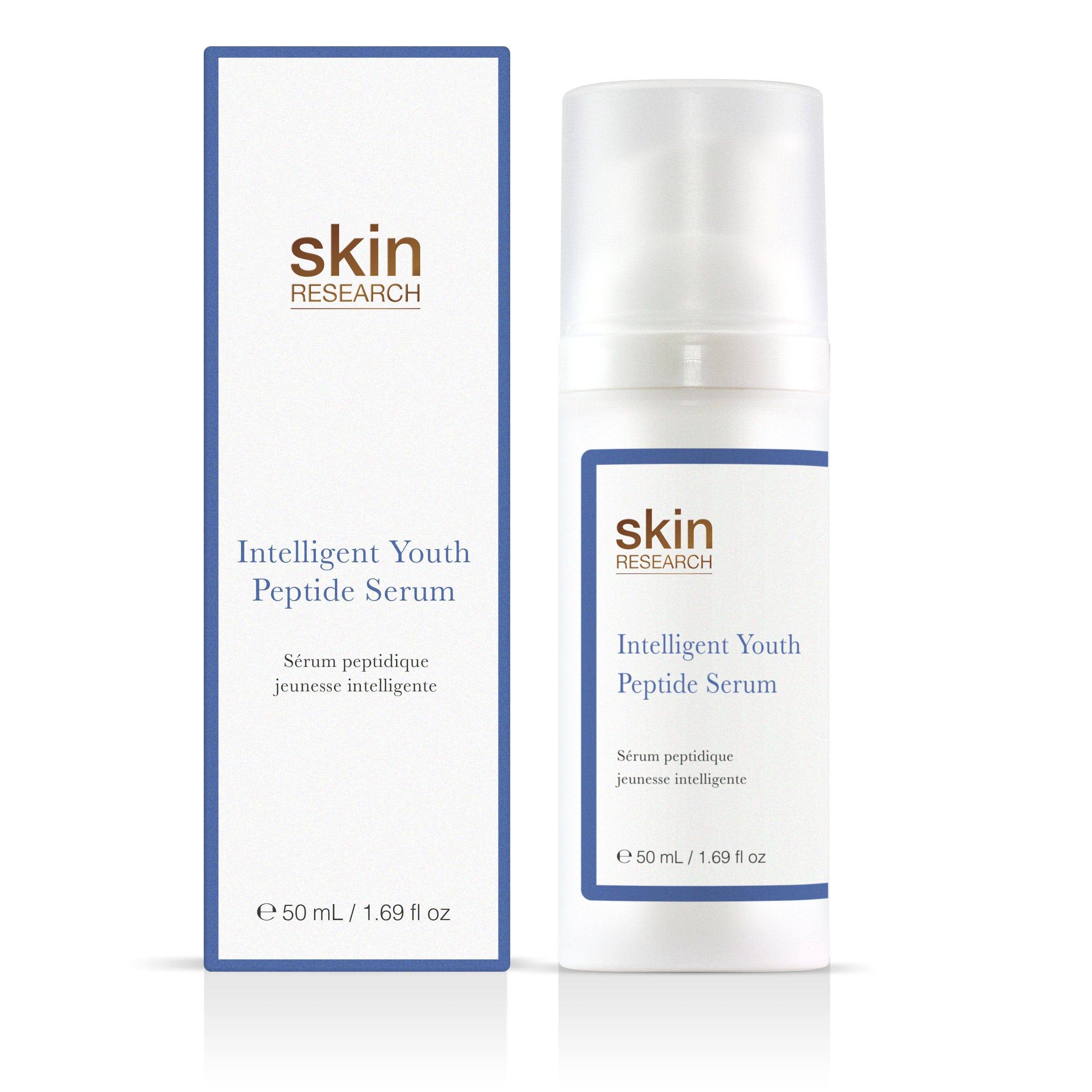 Skin Research Intelligent Youth Peptide Serum 50ml Twin Value Savings Pack - skinChemists