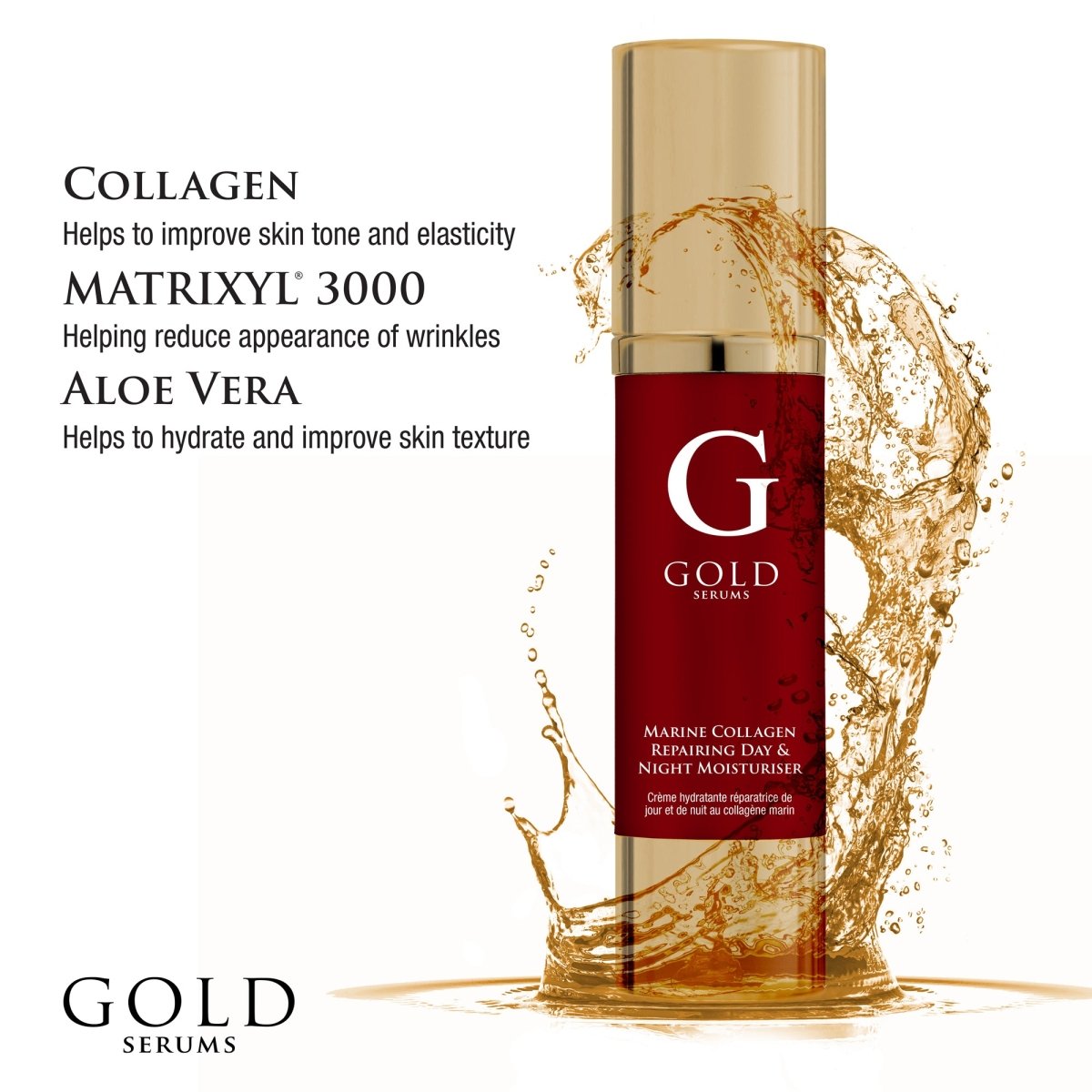 Gold Serums Marine Collagen & Retinol - skinChemists