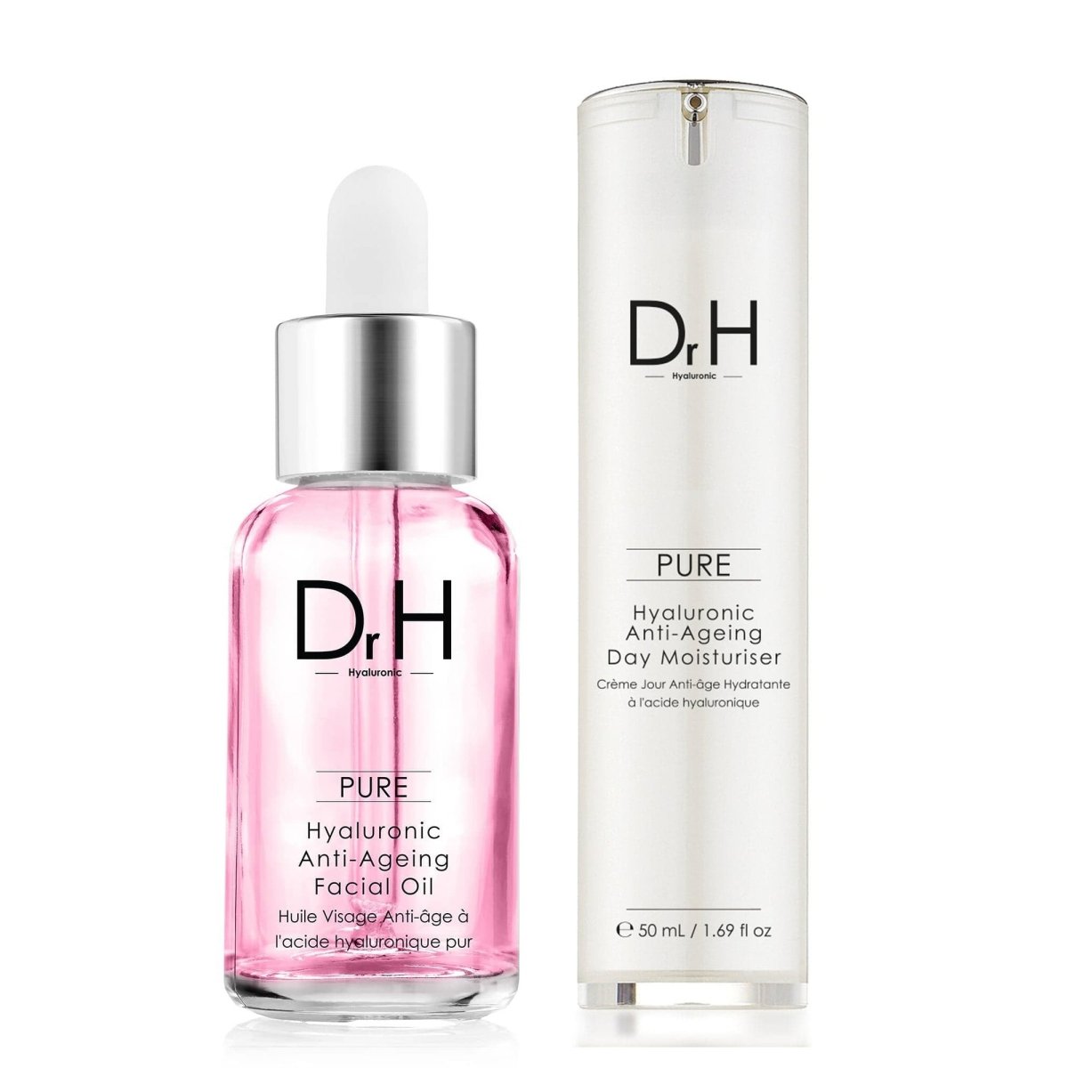 Hyaluronic Acid Day Moisturiser & Facial Oil Kit - skinChemists