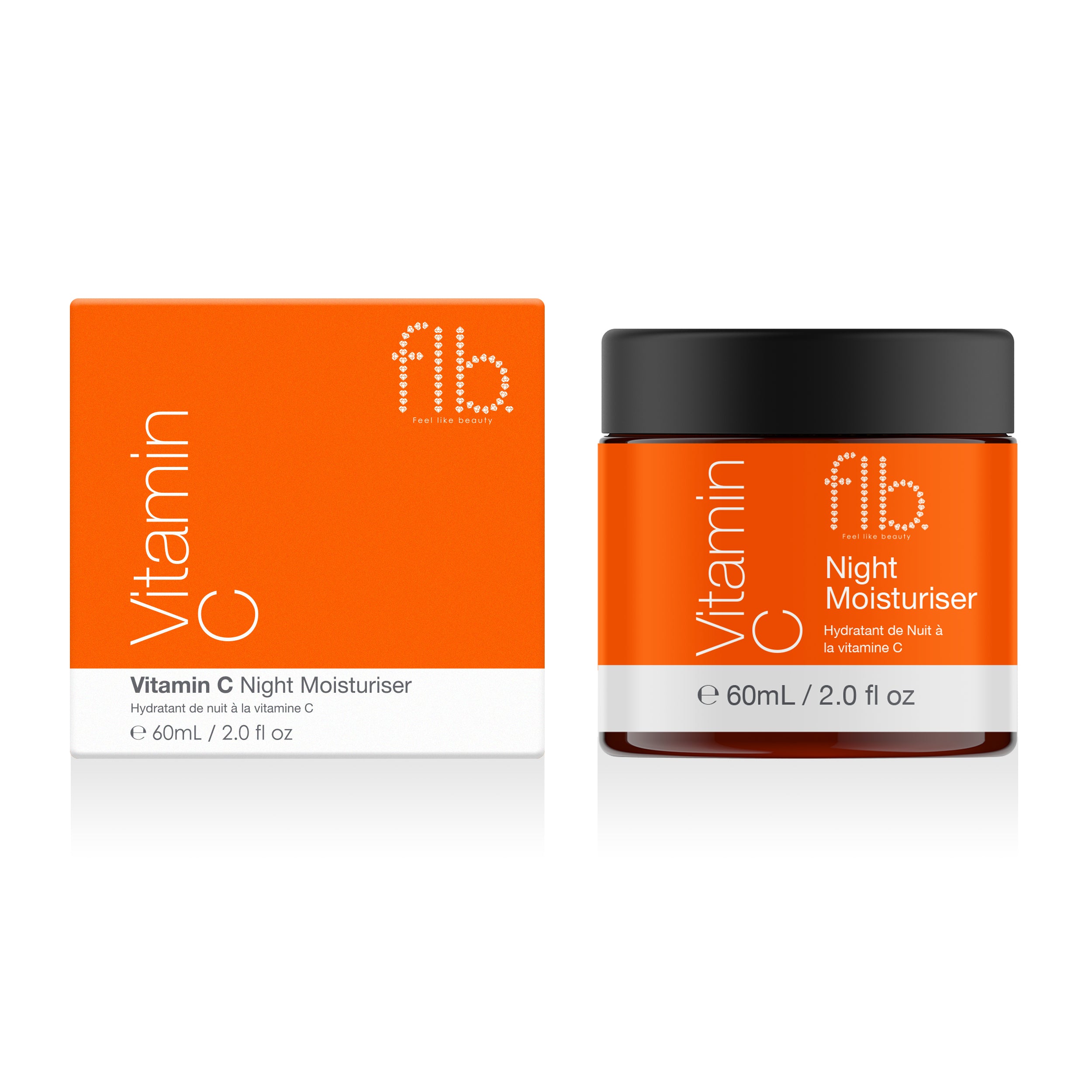 Feel Like Beauty Vitamin C Night Moisturiser 60ml Twin Value Savings Pack - skinChemists