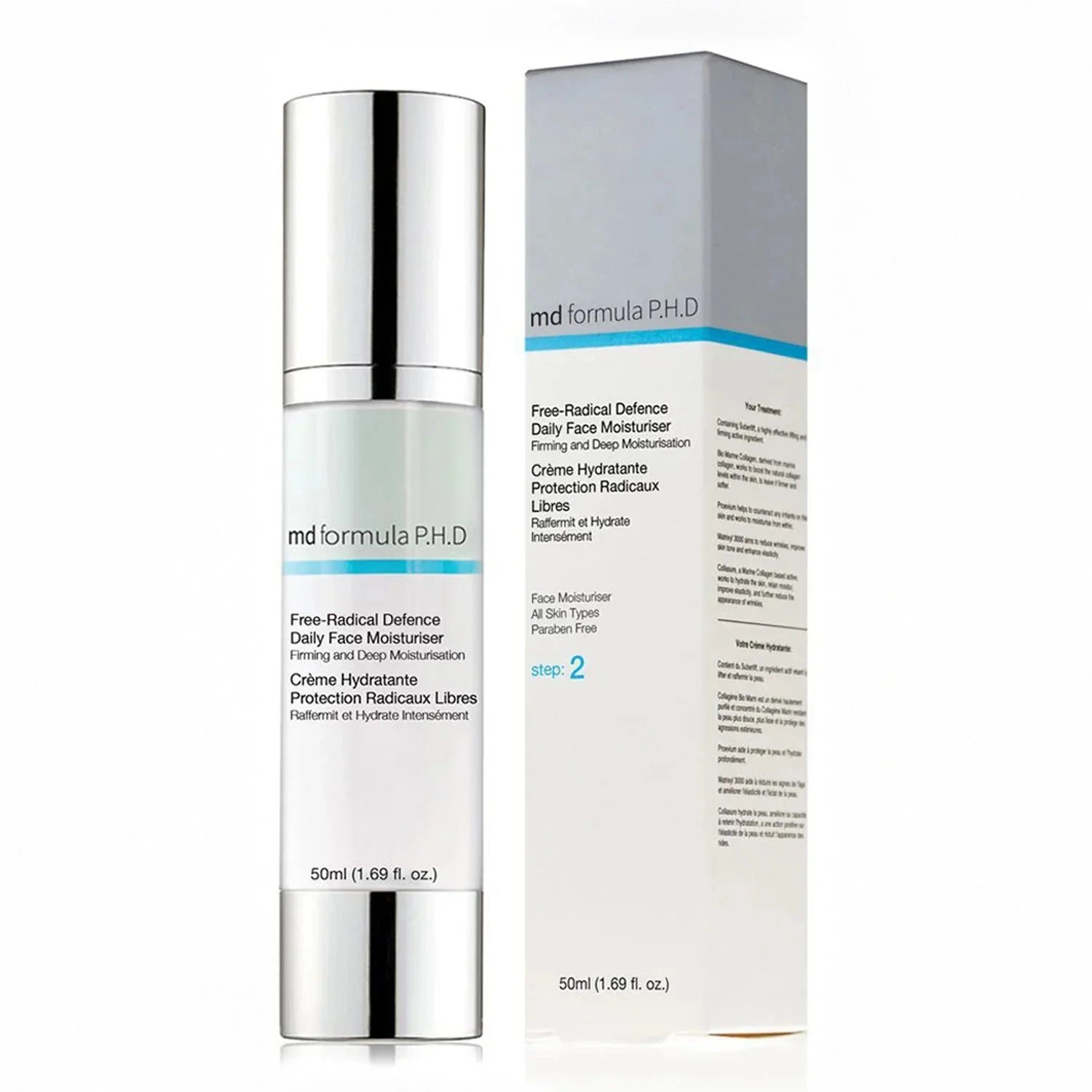 MD Formula Free Radical Defence Daily Moisturiser 50ml Twin Value Savings Pack - skinChemists