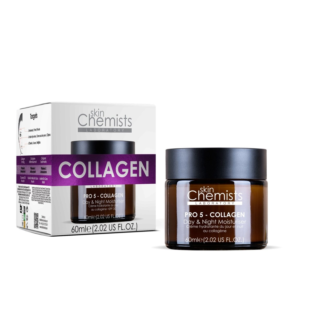 Pro-5 Collagen Day And Night Moisturiser 60ml - skinChemists