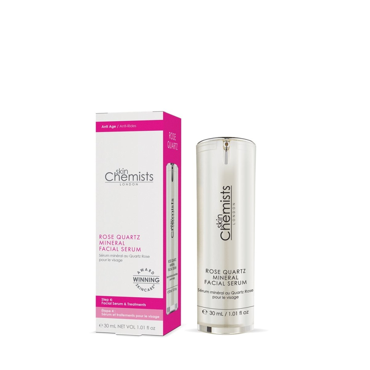 Rose Quartz Mineral Facial Serum 30ml - skinChemists