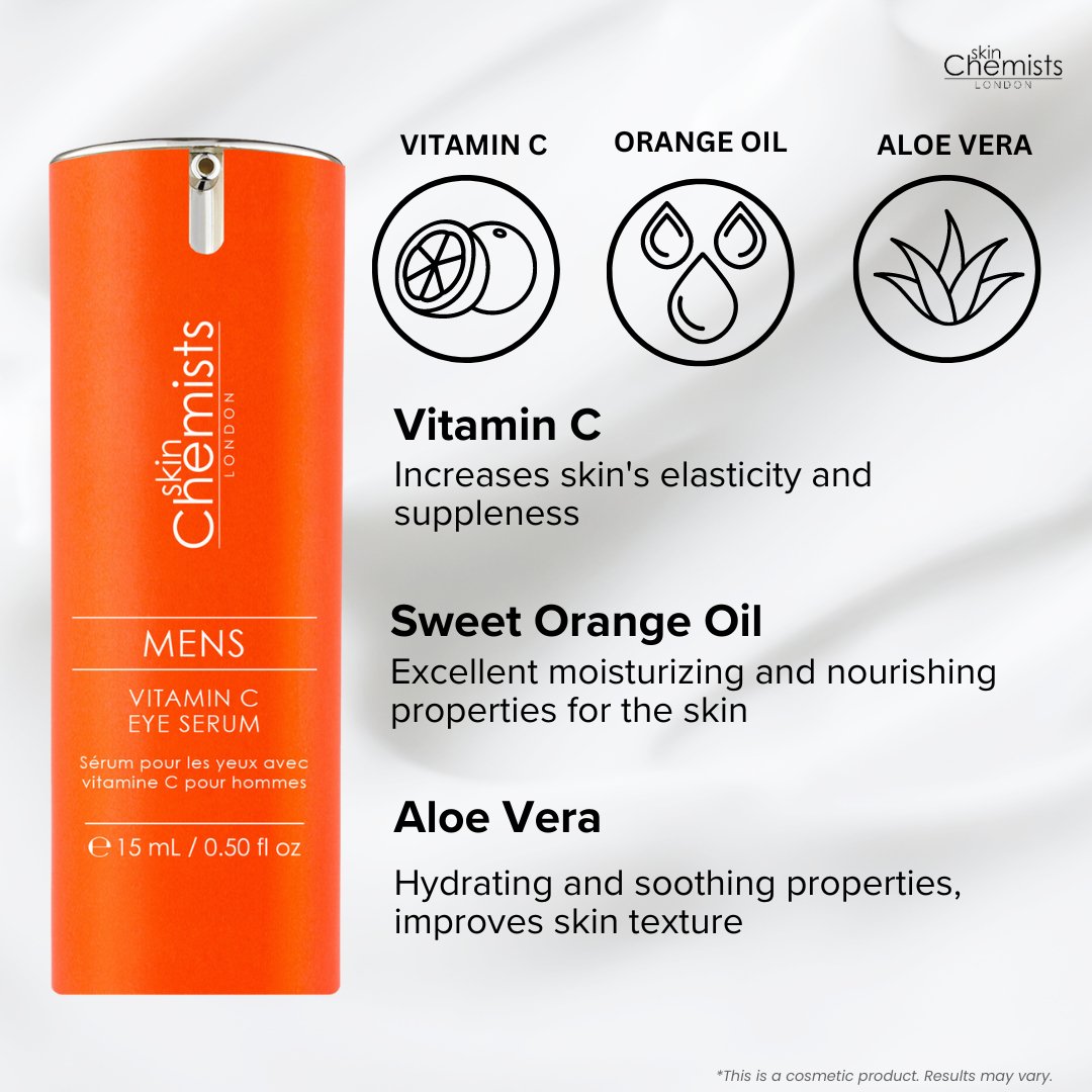 SC Mens Vitamin C Facial and Eye Serum - skinChemists