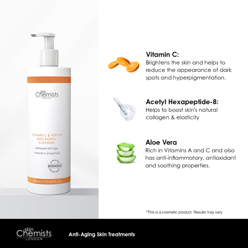 Vitamin C & Peptide Cleanser 200ml