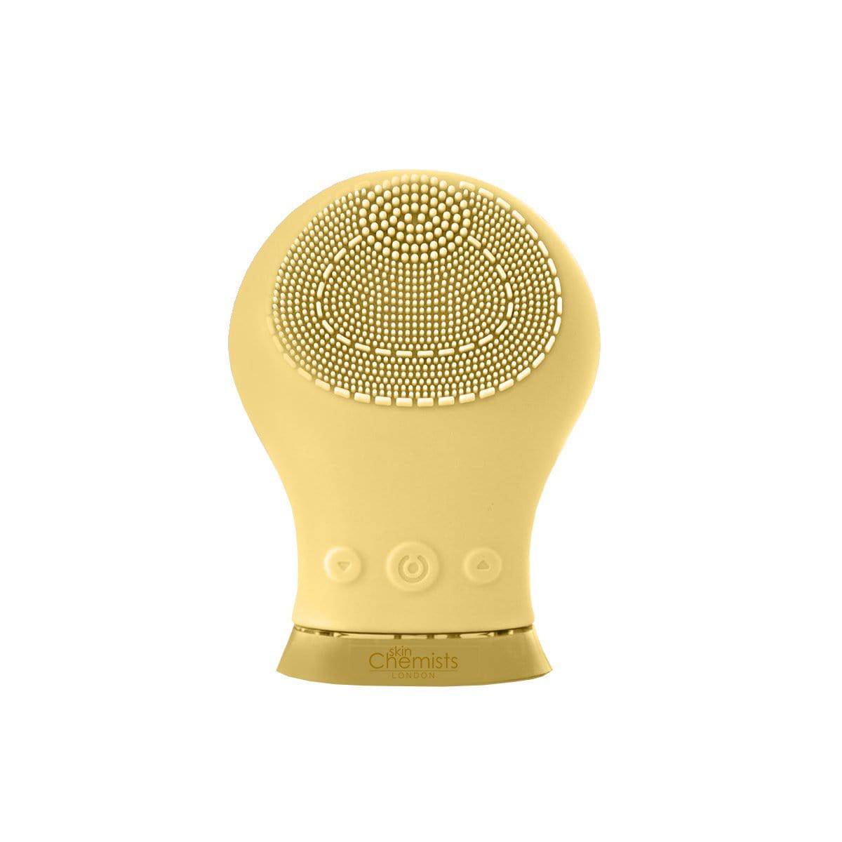 Sonic Silicone Facial Cleansing Massager Yellow - skinChemists