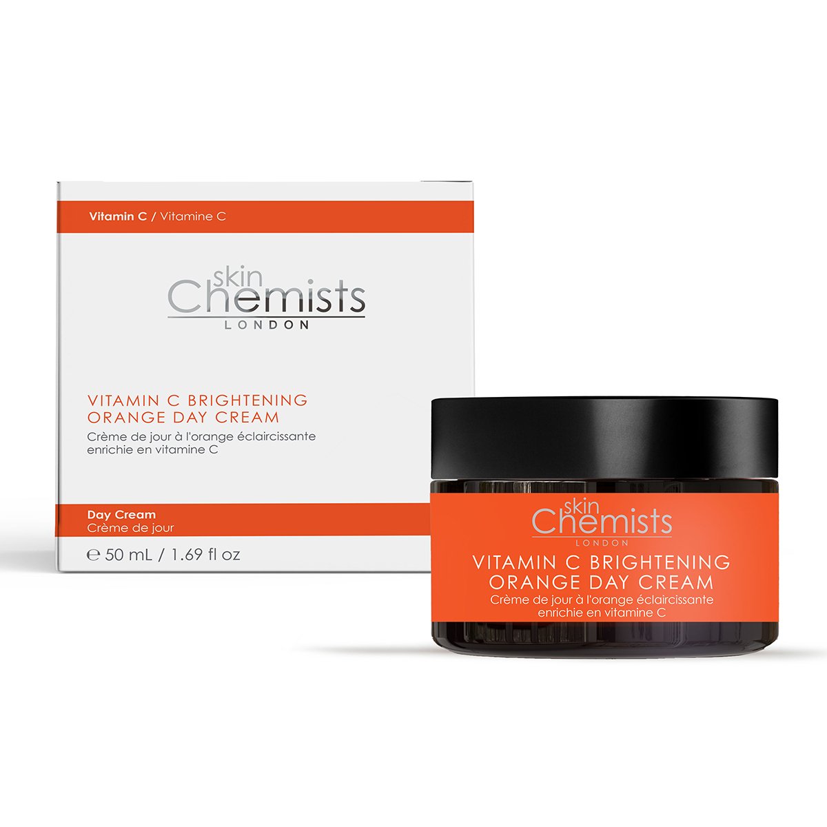 Vitamin C Brightening Orange Day Cream and Night Moisturiser - skinChemists