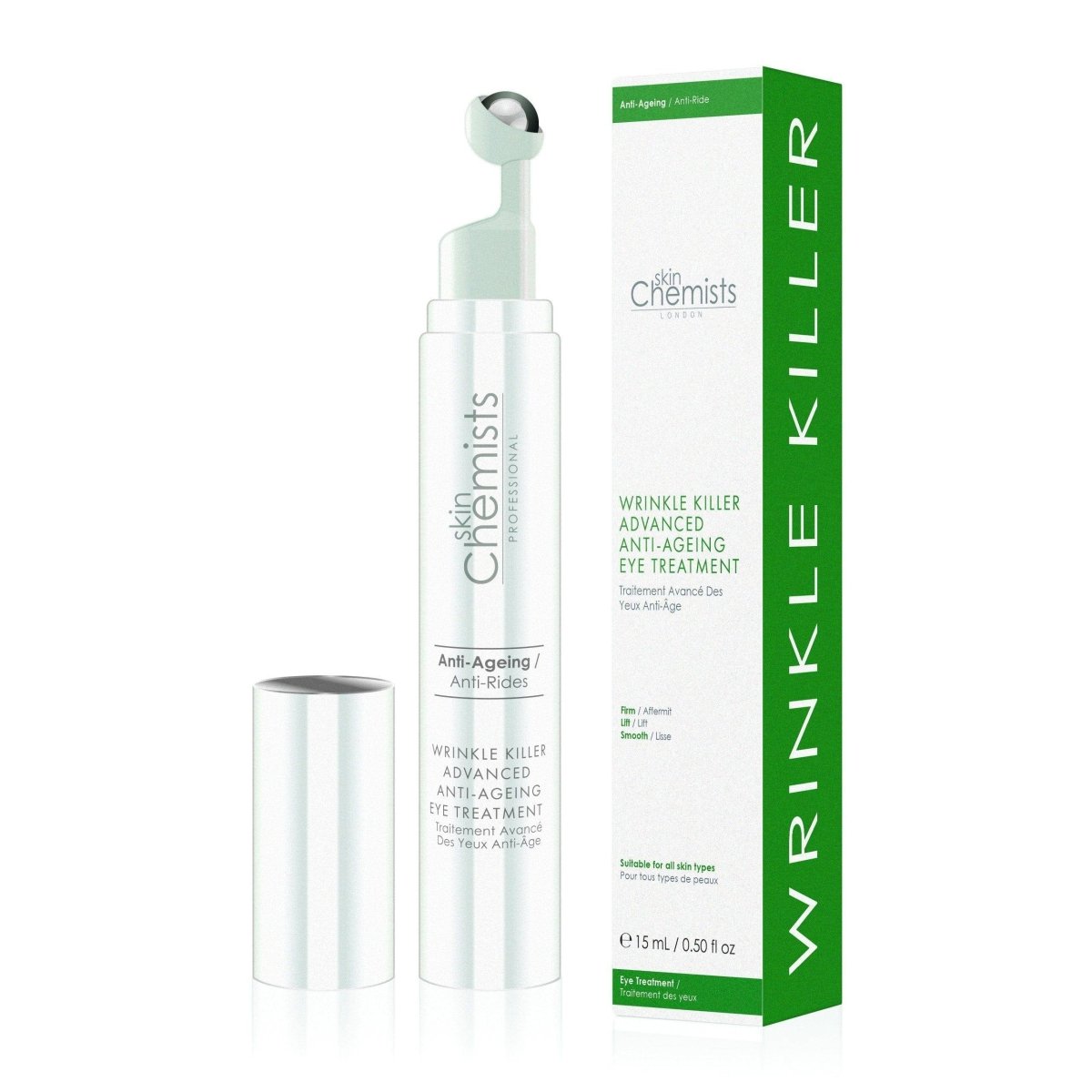 Wrinkle Killer Advanced Anti-Ageing Eye Treatment 15ml - skinChemists