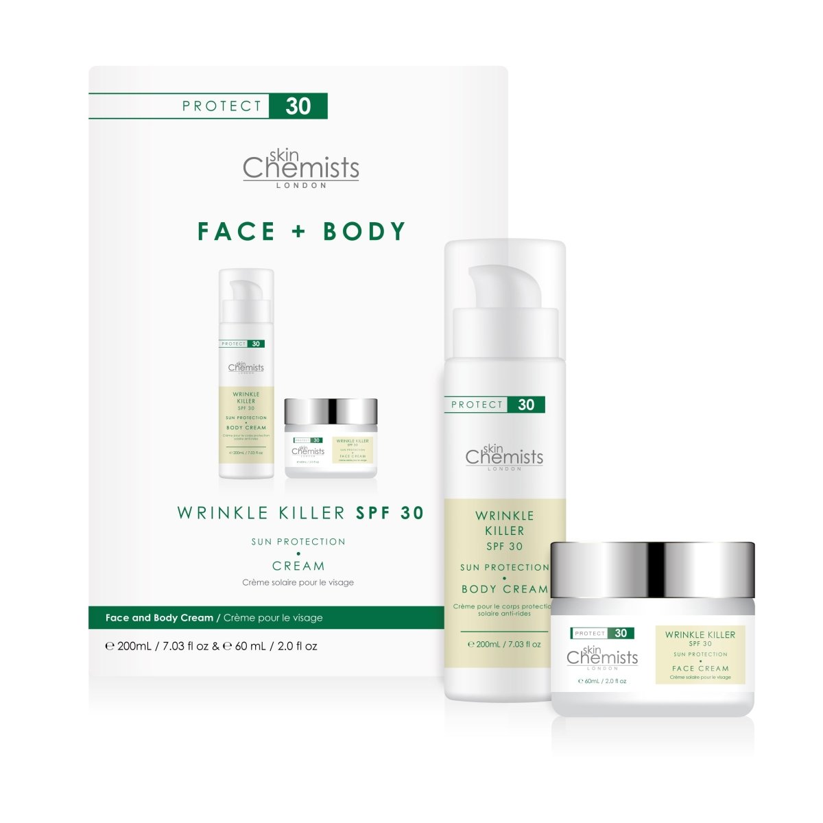 Wrinkle Killer Protect Face & Body Kit - skinChemists