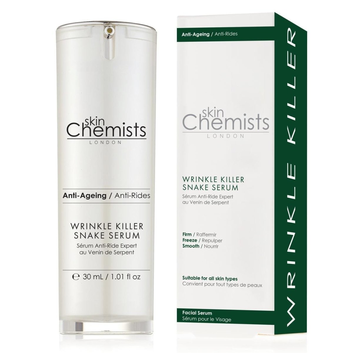 Wrinkle Killer Snake Serum 30ml - skinChemists